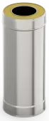 Сэндвич-труба 1,0м, ф 150х220, Оц/AISI 439, 0,5мм/0,5мм, (К)