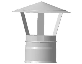 (С/П) Зонт ф 200, AISI 439/0,5мм