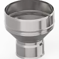 Переходник ф 115х110, AISI 439/1,0мм, h=130мм