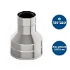 Оголовок-переход ф 150х220, AISI 439/439, 1,0мм/0,5мм, (К), тип-2