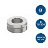 Заглушка с отверстием, ф 115х200, AISI 439/0,5мм, В
