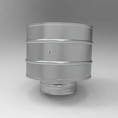 (С/П) Зонт с дефлектором, ф 150, AISI 439/0,5мм, h=240мм