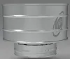 Оголовок с дефлектором, ф 150х220, AISI 439/439, 1,0мм/0,5мм, (К), h=260мм, тип-2