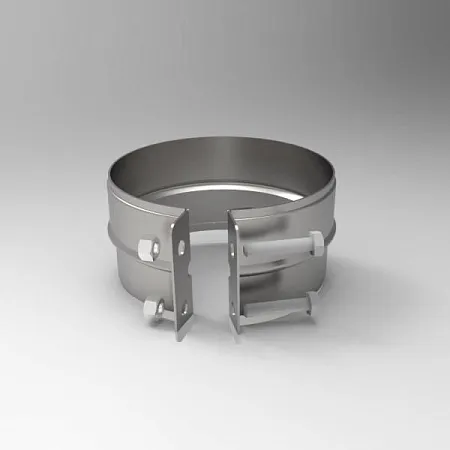 (С/П) Хомут обжимной, ф 200, AISI 439/1,0мм, h=80мм