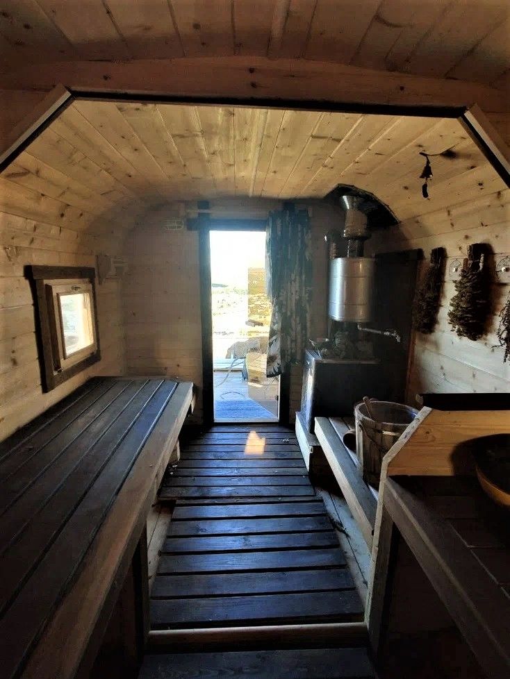 Большая баня-бочка