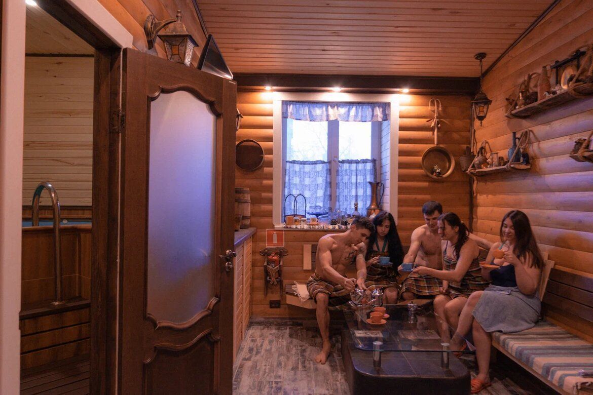 Баня боярская с бассейном