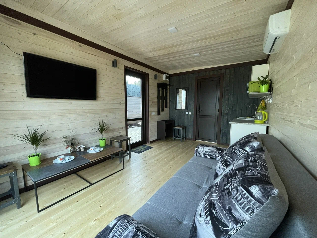 Каркасные домики отдыха 