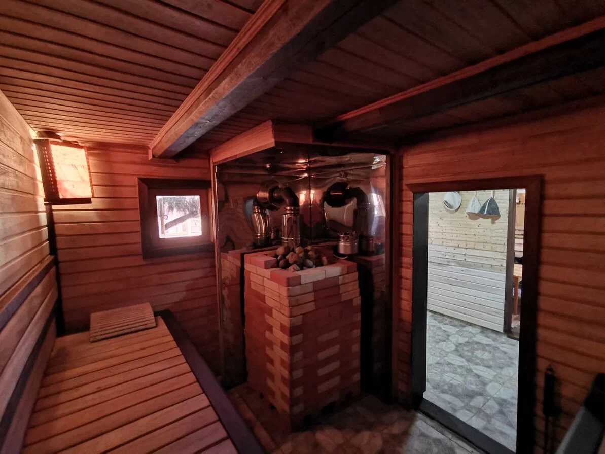 Семейная баня на два этажа