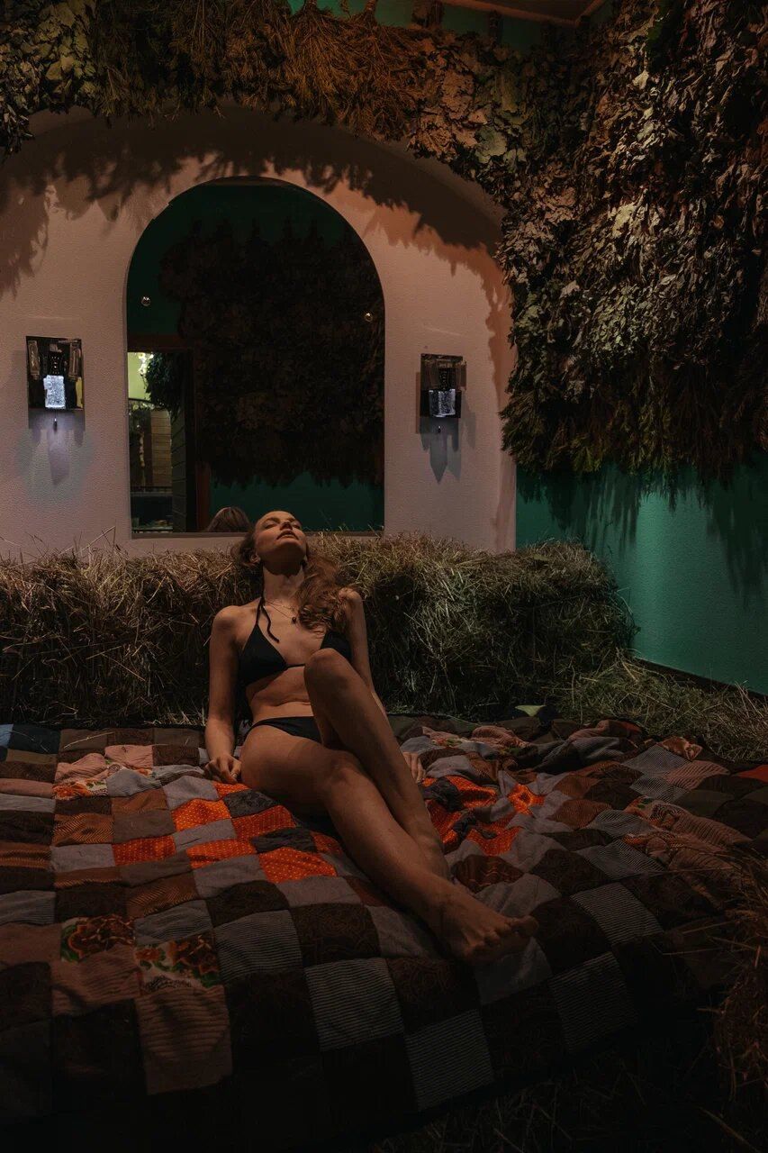 Баня с сенной комнатой