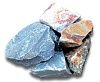 Камень для бани Атлант Кварцит разноцветный колотый 20 кг