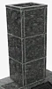 Облицовка из камня на трубу Президент пироксенит 30мм (270*270*630)
