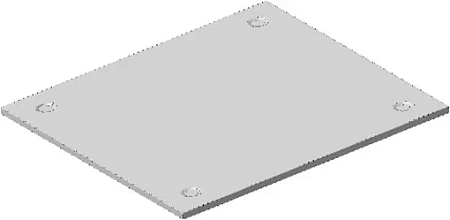 Экран защитный 980х 980, AISI 430/0,5мм