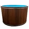купель пластиковая обшитая деревом 200 см