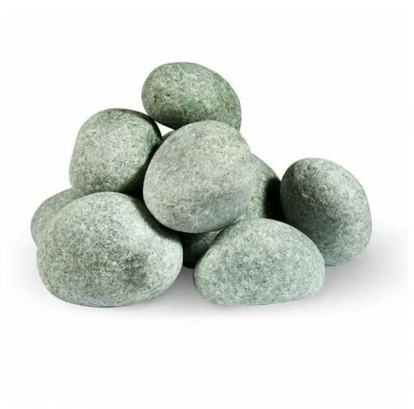 Камень для бани Жадеит шлифованный средний 10 кг (40)